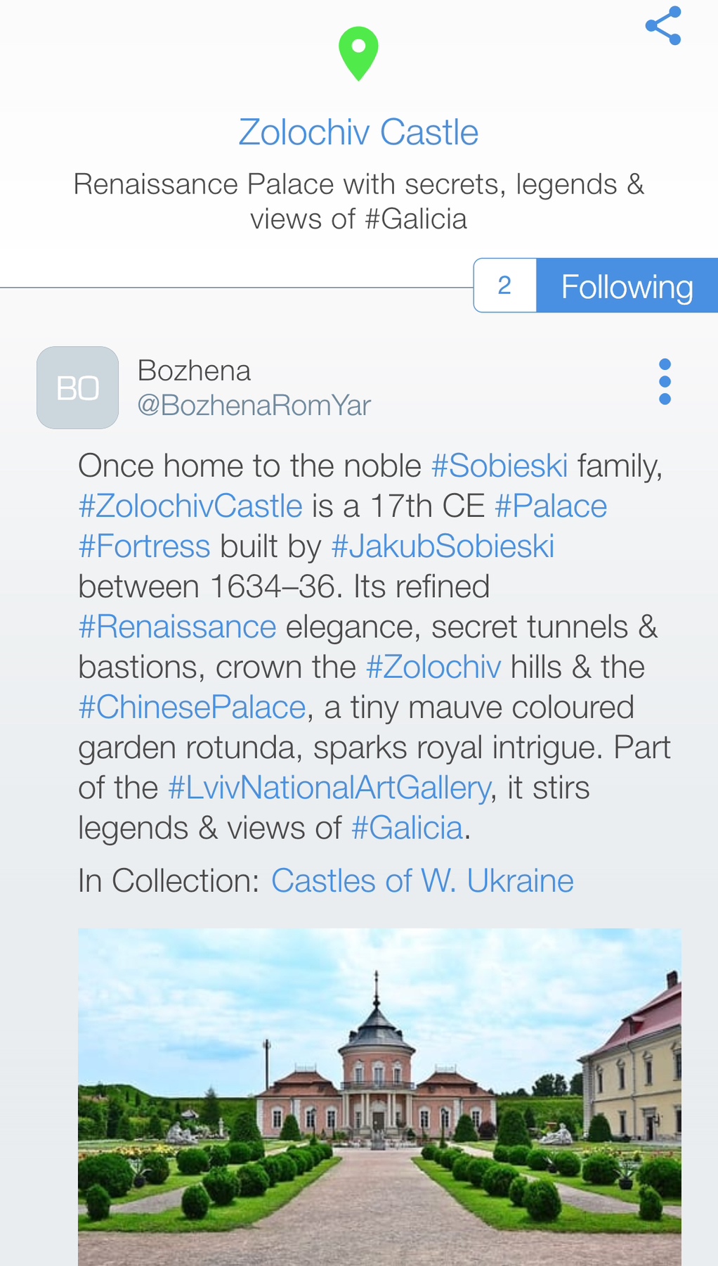 Іноземці можуть дізнатися більше про українські замки